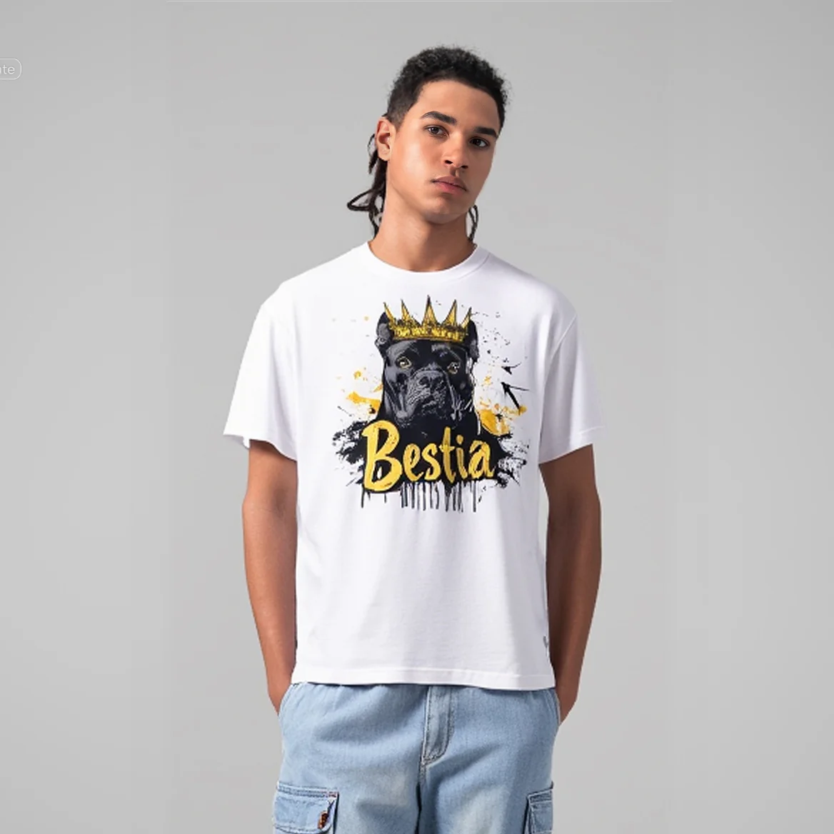 Cane Corso T-shirt White V3 - Image 3