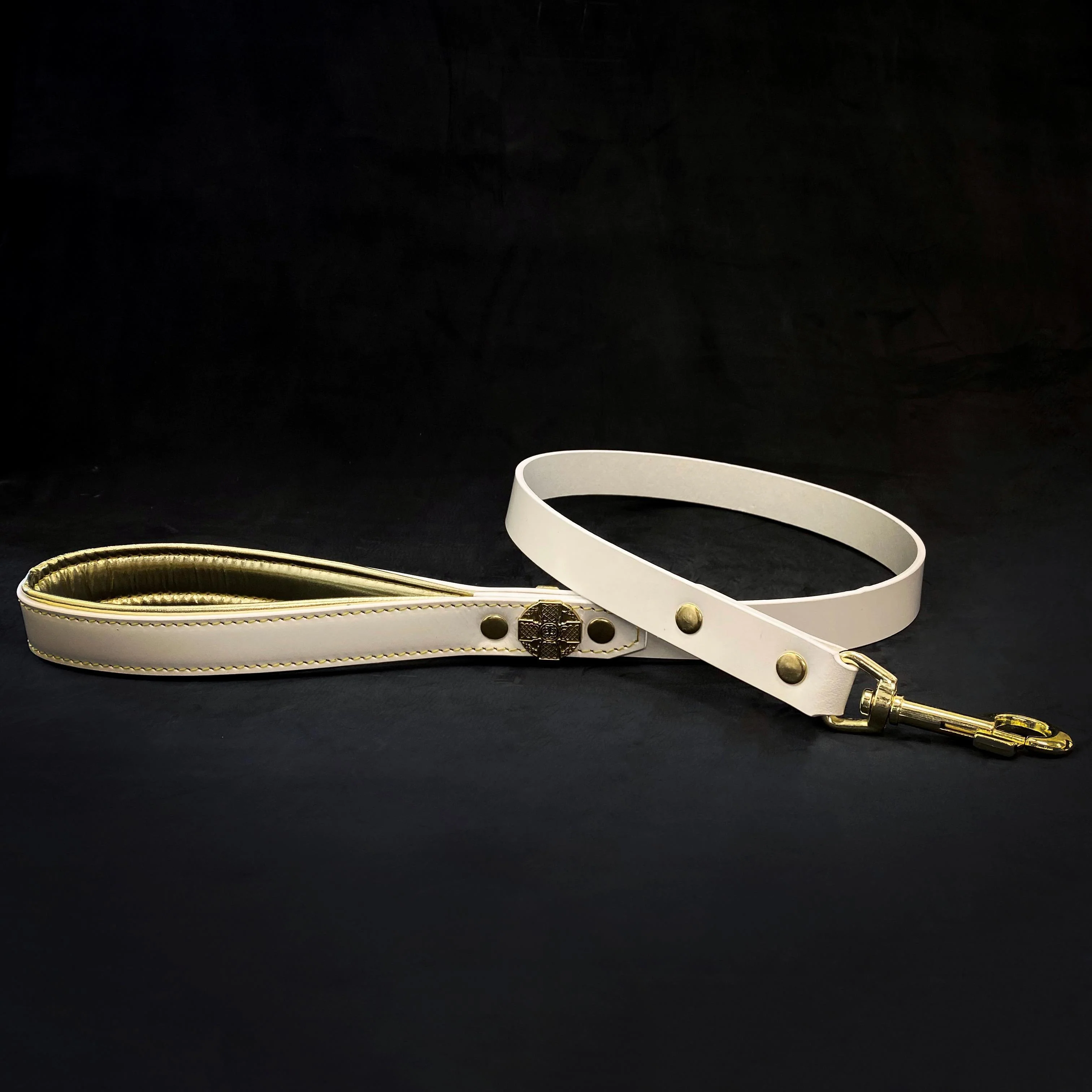 Maximus Gold Leash 1 inch wide - Image 2
